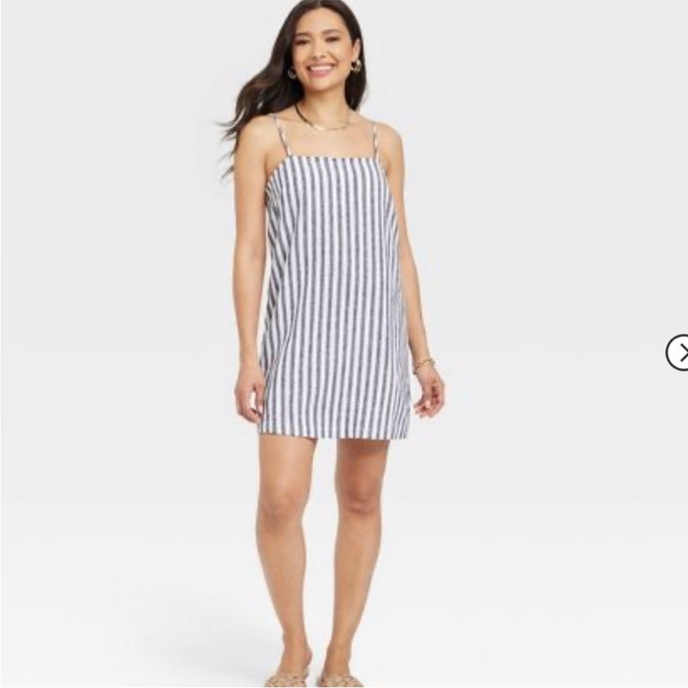 A New Day Striped Mini Dress